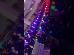 12pcs 40W RGBW 4 in 1 LED Beam Wash Moving Head Light Per luci di matrimonio